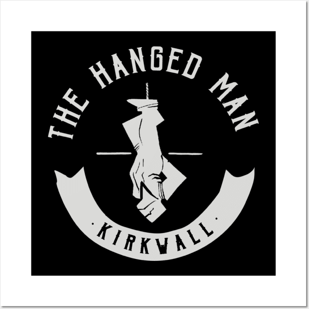 The Hanged Man Pub Logo | Dragon Age 2 Logo Wall Art by threadbaregaming